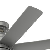 Hunter - 52376 - 52" Ceiling Fan - Brazos - Matte Silver