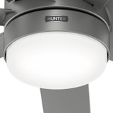 Hunter - 52376 - 52" Ceiling Fan - Brazos - Matte Silver