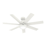Hunter - 52375 - 52" Ceiling Fan - Brazos - Fresh White