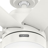 Hunter - 52375 - 52" Ceiling Fan - Brazos - Fresh White