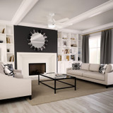 Hunter - 52375 - 52" Ceiling Fan - Brazos - Fresh White