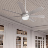 Hunter - 52375 - 52" Ceiling Fan - Brazos - Fresh White