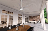 Hunter - 52375 - 52" Ceiling Fan - Brazos - Fresh White