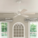 Hunter - 52354 - 52" Ceiling Fan - Gilrock - Matte White