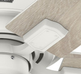 Hunter - 52350 - 44" Ceiling Fan - Crystal Peak - Matte White