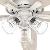 Hunter - 52347 - 60" Ceiling Fan - Dondra - Matte White