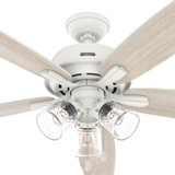 Hunter - 52347 - 60" Ceiling Fan - Dondra - Matte White