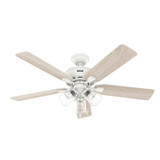 Hunter - 52344 - 52" Ceiling Fan - Rosner - Matte White