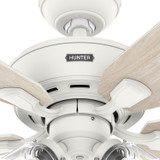 Hunter - 52344 - 52" Ceiling Fan - Rosner - Matte White