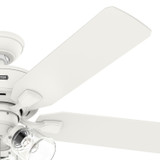 Hunter - 52344 - 52" Ceiling Fan - Rosner - Matte White