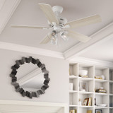 Hunter - 52344 - 52" Ceiling Fan - Rosner - Matte White