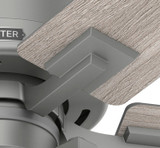 Hunter - 52310 - 52" Ceiling Fan - Techne - Matte Silver