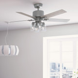 Hunter - 52310 - 52" Ceiling Fan - Techne - Matte Silver