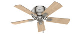 Hunter - 52154 - 42" Ceiling Fan - Crestfield - Brushed Nickel