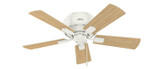 Hunter - 52152 - 42" Ceiling Fan - Crestfield - Fresh White