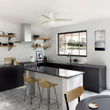 Hunter - 51972 - 52" Ceiling Fan - Brunner - Matte White