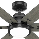 Hunter - 51950 - 72" Ceiling Fan - Gravity - Matte Black