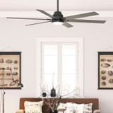 Hunter - 51950 - 72" Ceiling Fan - Gravity - Matte Black