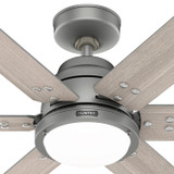Hunter - 51884 - 72" Ceiling Fan - Gravity - Matte Silver
