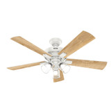Hunter - 51859 - 52" Ceiling Fan - Crestfield - Fresh White