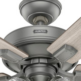 Hunter - 51857 - 52" Ceiling Fan - Crestfield - Matte Silver