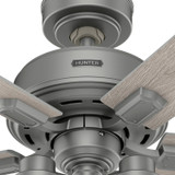 Hunter - 51855 - 52" Ceiling Fan - Hartland - Matte Silver