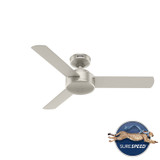 Hunter - 51849 - 44" Ceiling Fan - Presto - Matte Nickel