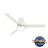 Hunter - 51840 - 52" Ceiling Fan - Gilmour - Matte White