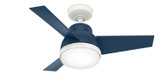 Hunter - 51838 - 36"Ceiling Fan - Valda - Indigo Blue