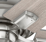 Hunter - 51789 - 44" Ceiling Fan - Crystal Peak - Brushed Nickel
