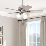 Hunter - 51789 - 44" Ceiling Fan - Crystal Peak - Brushed Nickel