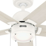 Hunter - 51761 - 52" Ceiling Fan - Erling - Matte White