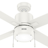 Hunter - 51744 - 52" Ceiling Fan - Beck - Fresh White