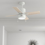 Hunter - 51743 - 42" Ceiling Fan - Beck - Fresh White