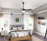 Hunter - 51738 - 52" Ceiling Fan - Swanson - Matte Black