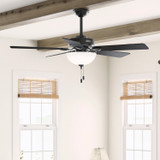 Hunter - 51738 - 52" Ceiling Fan - Swanson - Matte Black