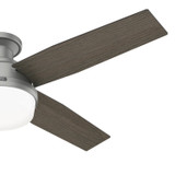 Hunter - 51736 - 52" Ceiling Fan - Dempsey - Matte Silver