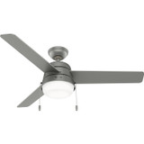 Hunter - 51734 - 52"Ceiling Fan - Aker - Matte Silver
