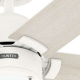 Hunter - 51708 - 44" Ceiling Fan - Erling - Matte White