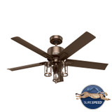 Hunter - 51690 - 52" Ceiling Fan - Lawndale - Satin Bronze