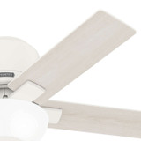 Hunter - 51588 - 44" Ceiling Fan - Fitzgerald - Matte White