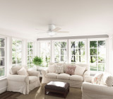 Hunter - 51588 - 44" Ceiling Fan - Fitzgerald - Matte White