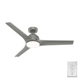 Hunter - 51586 - 52" Ceiling Fan - Gallegos - Matte Silver