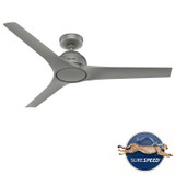 Hunter - 51584 - 52" Ceiling Fan - Gallegos - Matte Silver