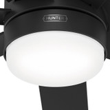 Hunter - 51535 - 52" Ceiling Fan - Brazos - Matte Black