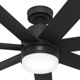 Hunter - 51535 - 52" Ceiling Fan - Brazos - Matte Black