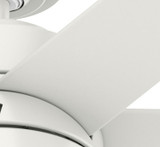 Hunter - 51477 - 72" Ceiling Fan - Solaria - Fresh White
