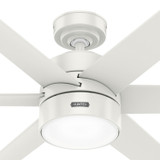 Hunter - 51477 - 72" Ceiling Fan - Solaria - Fresh White
