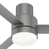 Hunter - 51475 - 44" Ceiling Fan - Gilmour - Matte Silver