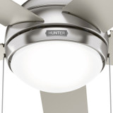 Hunter - 51449 - 44" Ceiling Fan - Aren - Brushed Nickel
